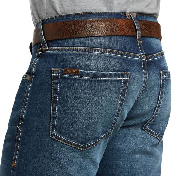 NEW ARIAT men's m5 stretch madera stackable straight leg jean - length: 40" in h - Picture 5 of 6